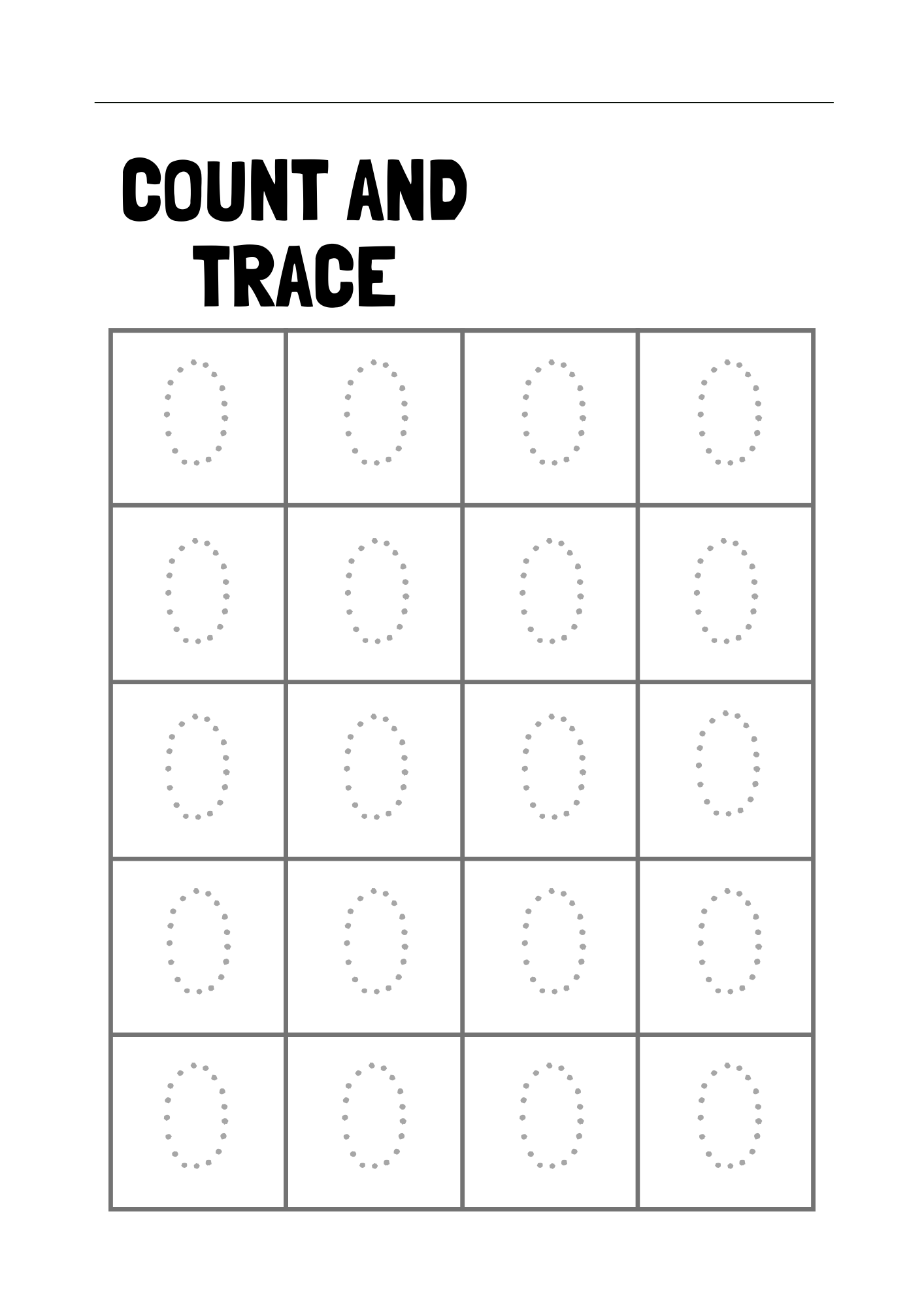 Numbers Tracing & Counting Workbook: Fun from 0 to 9